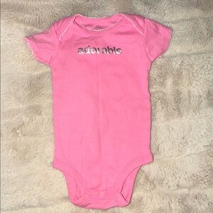 Carter's Pink Adorable Bodysuit